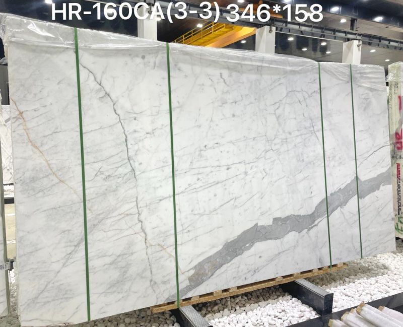 White Marble Italy Calacatta Tile Slab