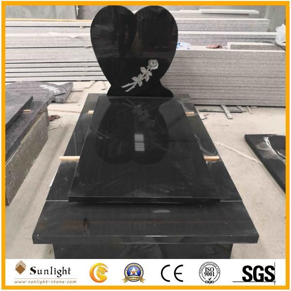 Modern Design India Bahama/Orion/Vizag Blue Granite Engraving Tombstone