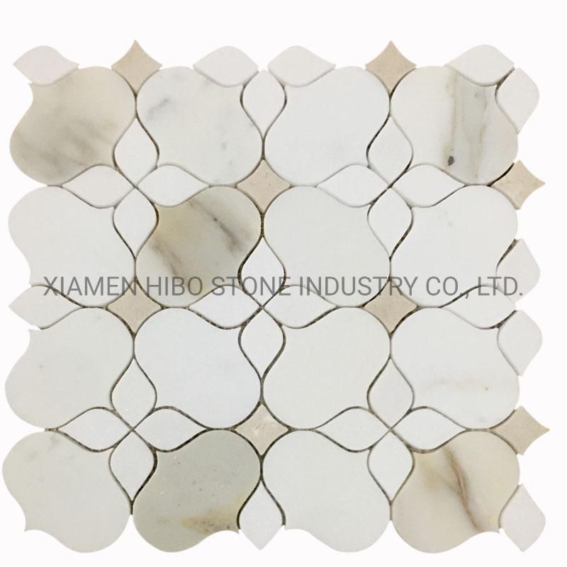 Bianco Carrara/Eastern White/Thassos White Marble 1X1 Square Field Tile Mosaics