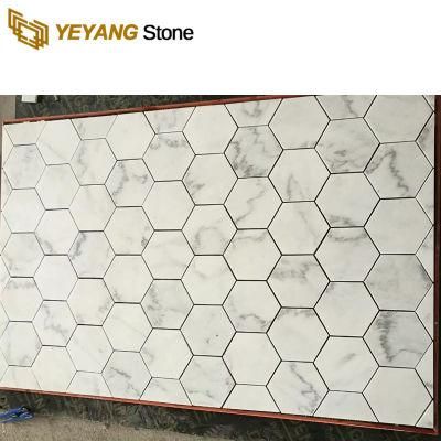White Marble Mosaic Hexagon Mosaic for Kitchen/Wall/Tiles