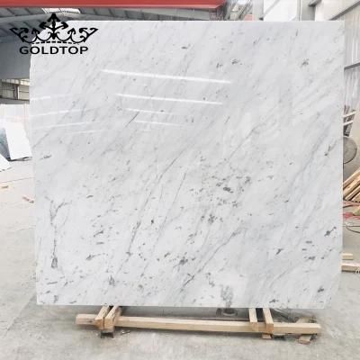 Hot Sale Polished/Honed Statuario White Marble Tiles for Walling/Flooring/Kitchen/Bathroom/Basement/Apartment/Villa