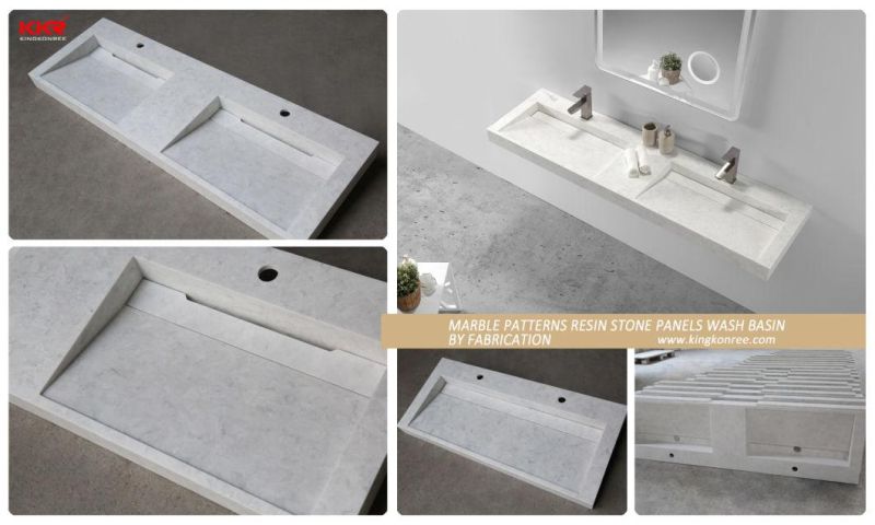 Kkr Customized Square Quartz Stone Vanity Top