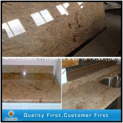 India Yellow Shivakashi Gold Granite Countertop for Kitchen