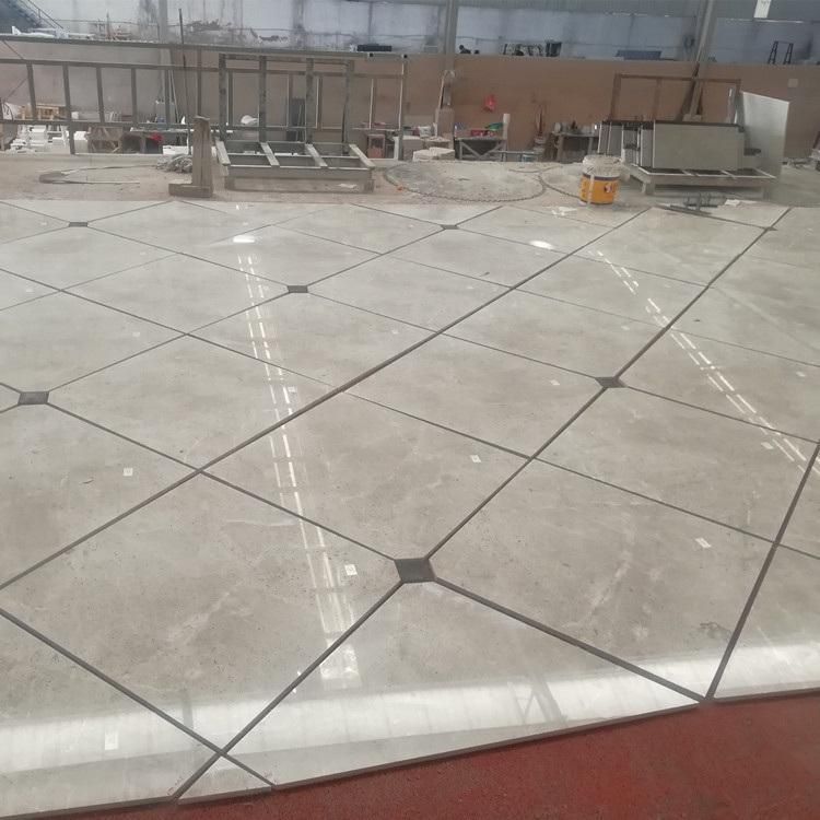 Bathroom Wall Panels Chinese Grey Marble Slab Cut to Tile
