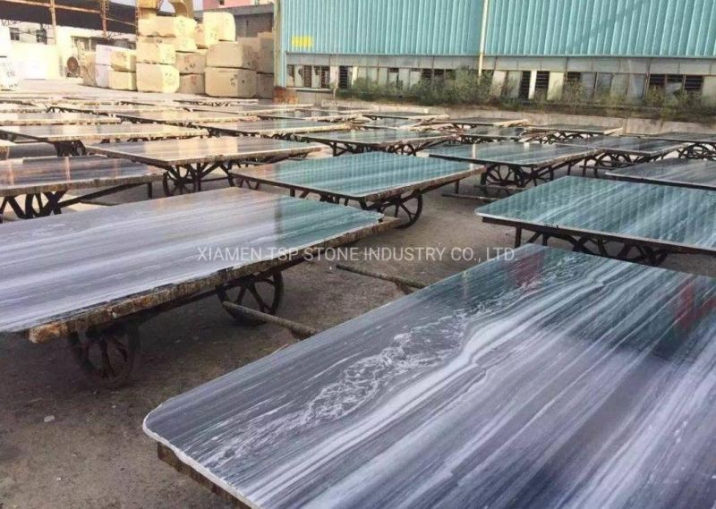 Italian Palissandro Blue Marble Slab for Project