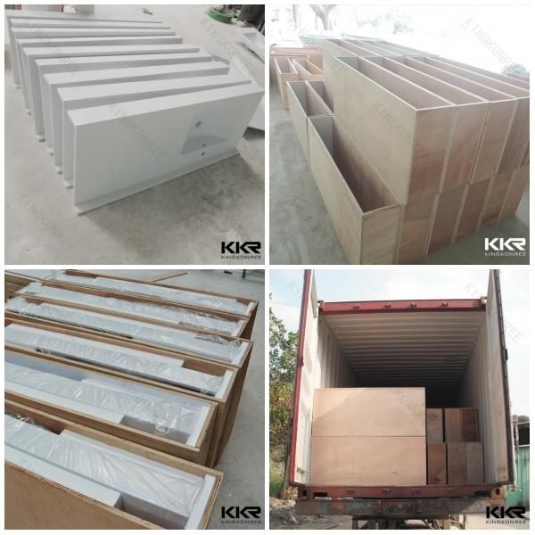 Cut-to-Size Artificial Quartz Stone Slabs Bathroom Kitchen Vanity Top