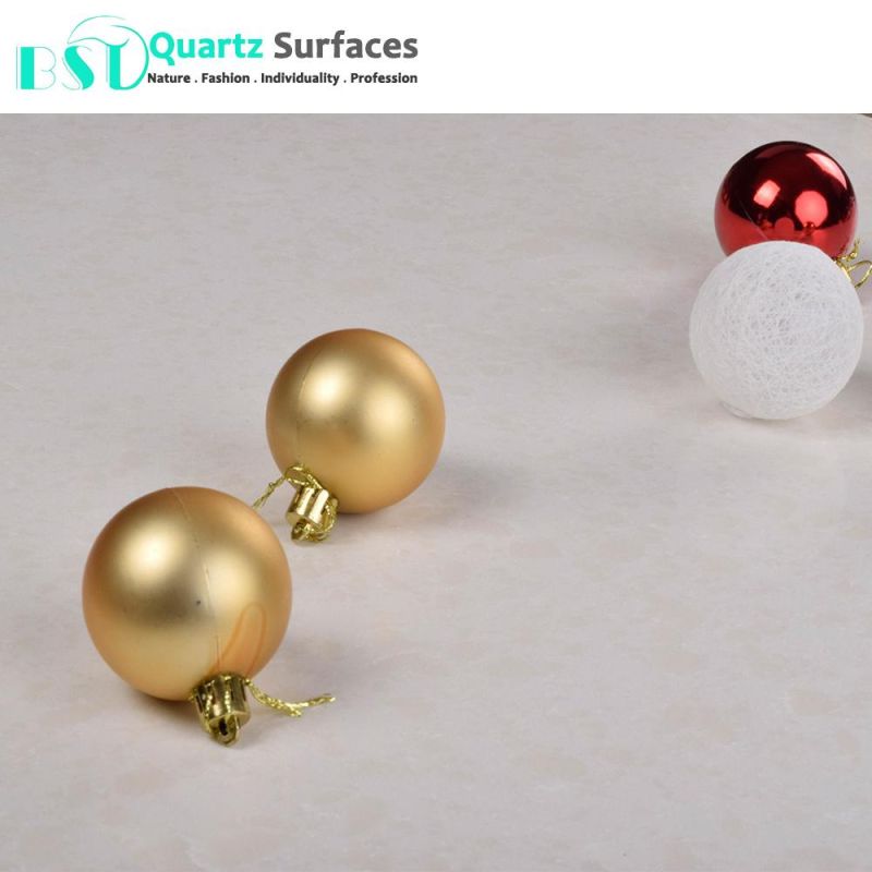 Orange Grains Artificial Quartz Countertop for Sale