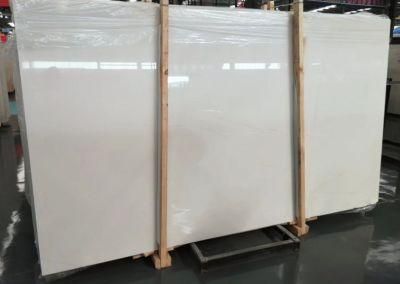 China Natural Stone polished/honed/antique/Sandblasted Pure White marble slab for interiors/ indoor/ floor/wall decoration/background