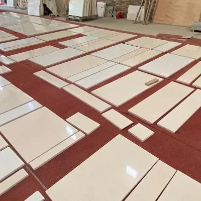 High Quality Beige Terrazzo Tiles Polishing Finished Project Cut to Size Quartz Stone Slabs Tiles Slabs Artificial Marble Tiles