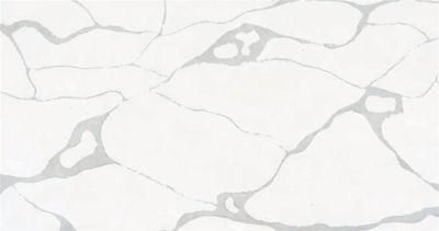 Kitchen Countertop Worktop Solid Surface White Artificial Quartz Stone Slab