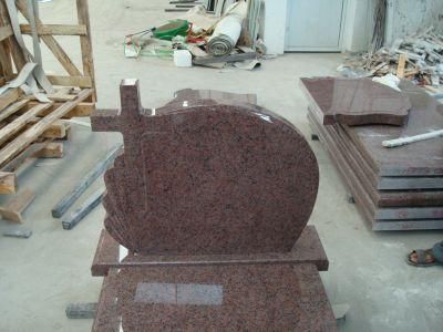 American Style Red Granite Grave Monuments