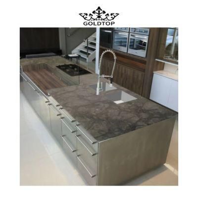 Factory Wholesale Natural Stone Polished/Honed Surface Bathroom/Kitchen Countertop Portugal Grey for Home