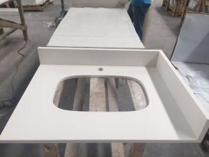 Pure White Quartz-2141-Vanity Top