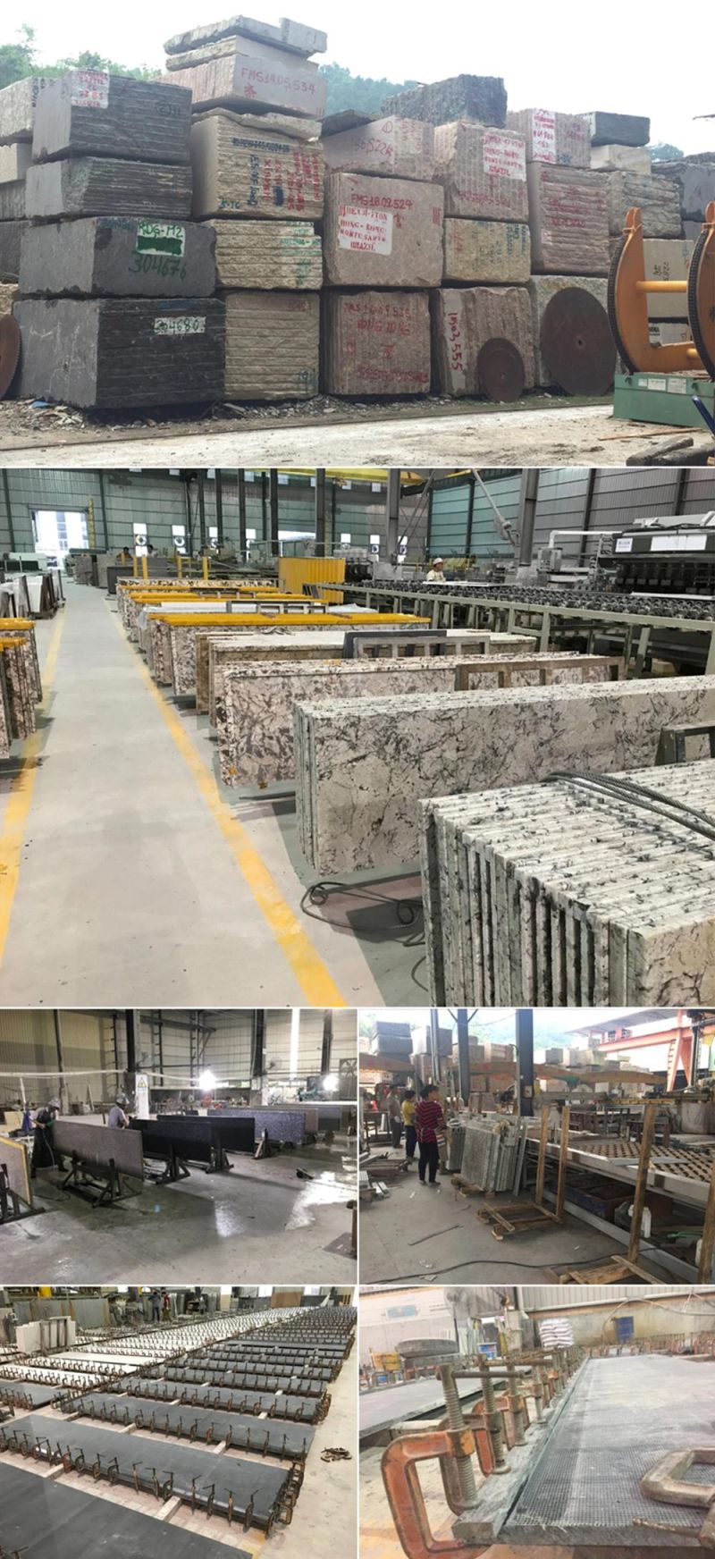 Bush Hammered Honed Flamed Indoor Outdoor Decorative Nature Granite Stone