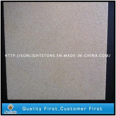 Bushhammered Yellow Sandstone for Flooring Tiles