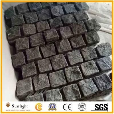 G684 Black/Grey Basalt Mesh Paving Stone for Tile