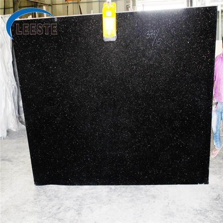 Black Galaxy Granite Natural Black Granite with Golden Shining Spots