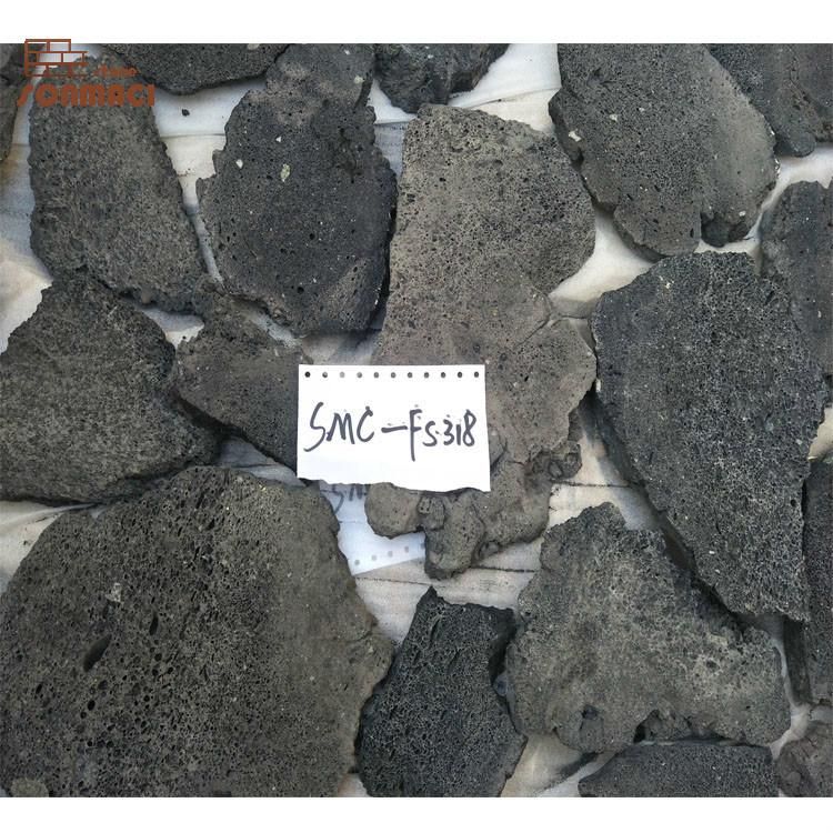 Black Color Wall Natural Loose Slate Stone