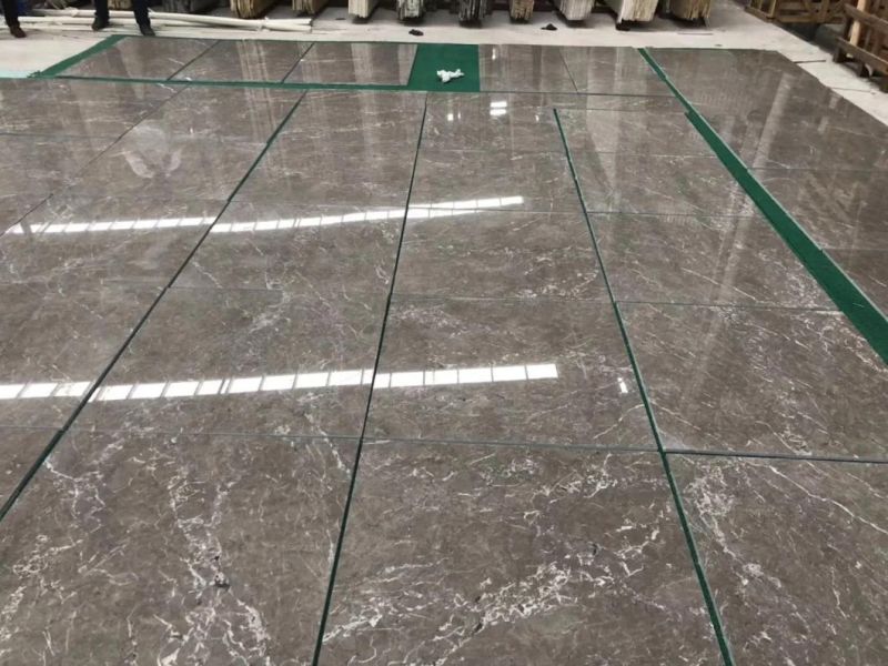 Natural Stone Cyprus Ash Dark Grey Marble Tiles for Customized Project