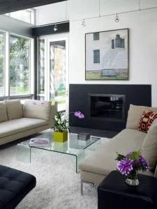 Marble Granite Fireplace Factory Price Modern Natural Style Fireplace