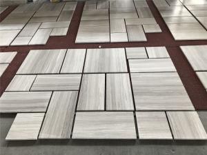 Polished Wooden White Tile for Wall/ Floor Decoration