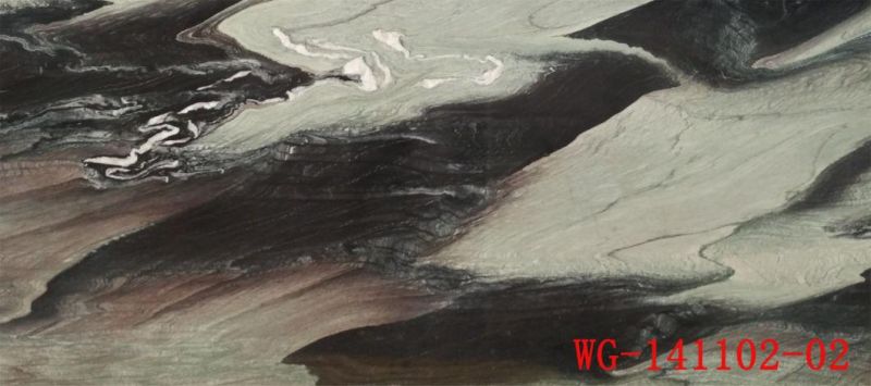 Green/Purple Lanscape Marble Slabs, Marble Countertops, Marble Tiles and Marble