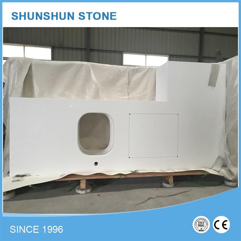 Black/Grey/White/Beige Quartz Stone Kitchen Countertop/Bench Top