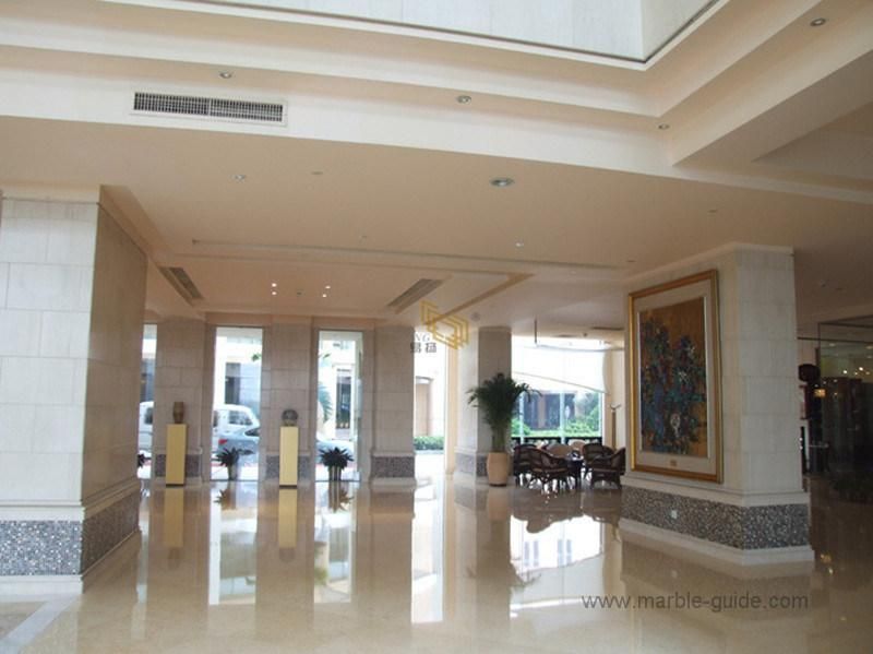 Marble Factory Natural Spanish Gold Marble Tiles for Flooring/Staircase/Column/Hotel/Wall