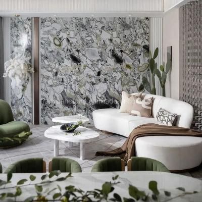 Ice Jade Green Marble Slab Cut to Size Flooring Tile