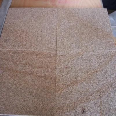 Flamed Surface Building Material China Granite Slab Rustic Yellow G682 Graniti