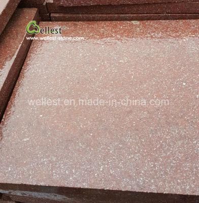 Flamed Red Granite Outdoor Paver for Road Garden Driveway