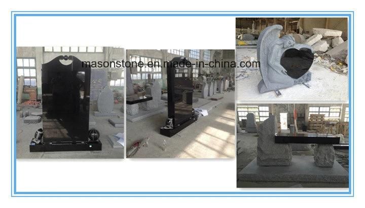 Book Shaped Granite Headstone for Memorial