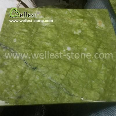 Fantastic Polish Green Marble Walling Flooring Tile for Kitchen Washroom Living Room
