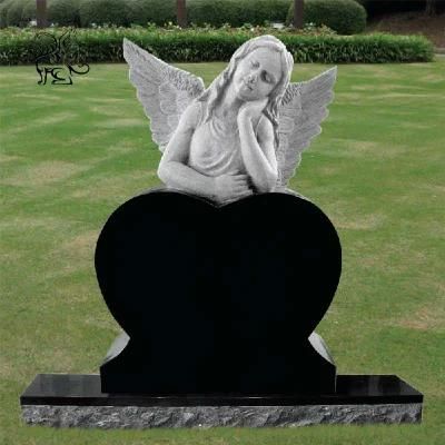 Wholesale Manufacturer in China Marble Sleeping Angle Statue Tombstone Mty-01