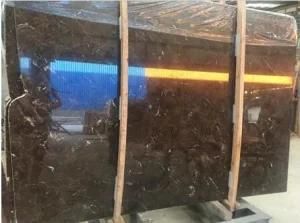 China Building Material Natural Stone Cut to Size Dark Emperador Marble Slab for Bathroom/Floor/Countertop/Stair