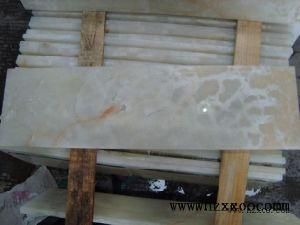White Onyx Natural Polished Tiles for Wall Cladding Interior Decoration