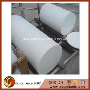 Pure White Nano Glass Crystallized Stone Tile for Round Table