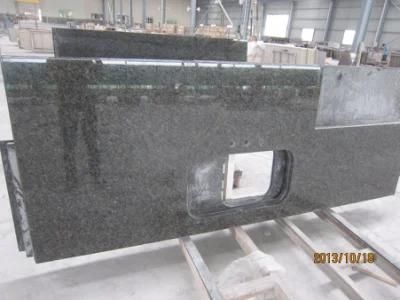 Wholesale Vanity Top Natural Green/Black/Yellow/White/Brown Granite Countertop for Different Projects/Kitchen/Vanity/Hotel