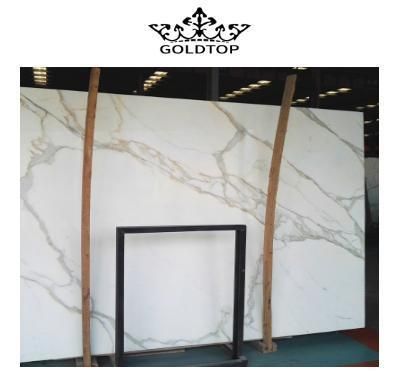 Hot Sales Calacatta Gold Natural Marble for Wall and Floor Engineer