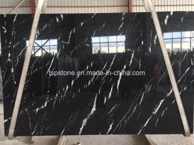 Chinese Nero Marquina Marble Slabs with Very Competitve Price