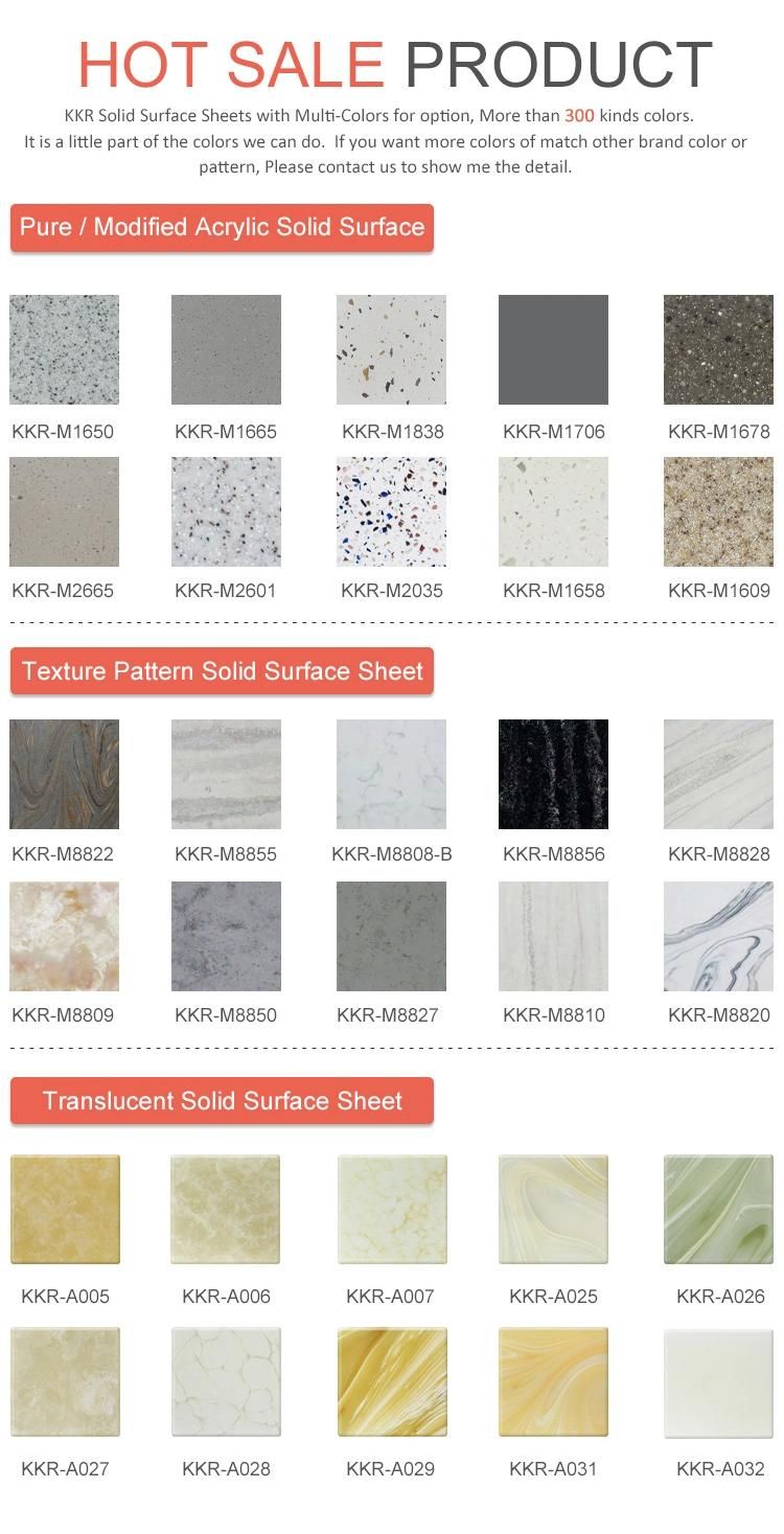 Pure White Solid Surface Artificial Stone Veneer