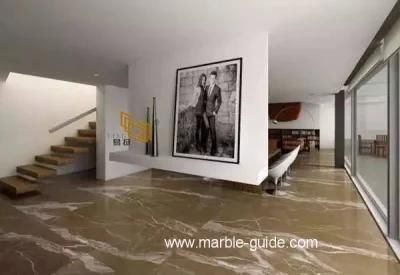 Natural Bronze Armani Brown/Coffee Marble for Kitchen Countertop/Floor Tile/Wall Tile/Kitchen Island