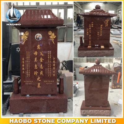 Chinese Monument Asian Style Headstone Roof Design