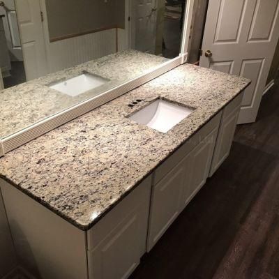 Santa Cecilia Granite/Stone Countertop Wholesale Kitchen Furniture Bathroom Bullnose Vanity/Top