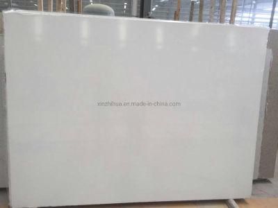 Aritificial/Pure/Snow White Marble Tile Wall Cladding Stone Kithchen/Bathroom/Vanity Counter Top