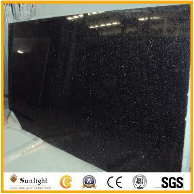 Polished Black Galaxy Granite Paving/Kitchen Countertop