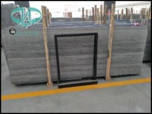 Blue Wood/Wooden Grain Stone Marble for Slabs, Wall/Floor Tiles