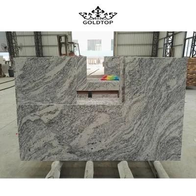 Natural Stone Polished Indoor Decoration Viscount White Slab White Granite Floor Tiles