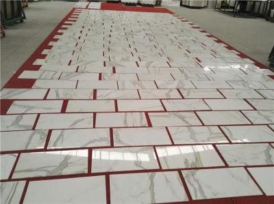 Natural Stone Polished Indoor Decoration Calacatta Marble Slab Marble Wall Tiles