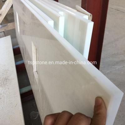 Pure White Nano Crystallized Glass Countertop